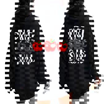 Pirate Squad 2024 Talk Like A Pirate Day Teacher Team Crew Women Oversized Hoodie Back Print - Monsterry