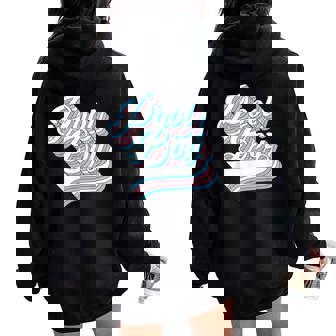 Pool Boi Rainbow Meme Summer Gay Lgbt Gay Pride Trans Women Oversized Hoodie Back Print - Monsterry