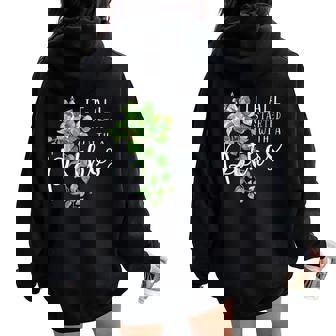 Pothos Houseplant Plant Lover Crazy Plant Parent Mom Women Oversized Hoodie Back Print - Monsterry