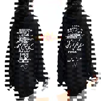 Promoted To Auntie 2025 Soon To Be Aunt 2025 Auntie Est 2025 Women Oversized Hoodie Back Print | Seseable UK