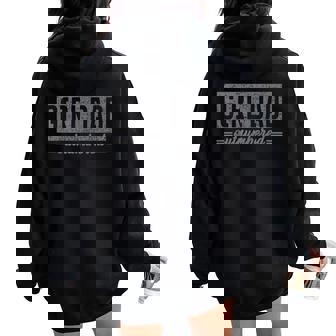Proud Girls Of Dad For Fathers Day Father Of Girls Women Oversized Hoodie Back Print - Thegiftio UK