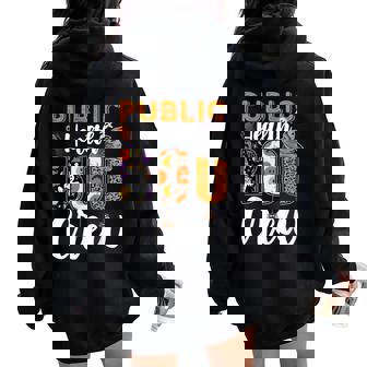 Public Health Boo Crew Halloween Matching Nurse Women Oversized Hoodie Back Print - Thegiftio