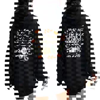 Que Pasa Calabaza Halloween Spanish Teacher Women Oversized Hoodie Back Print - Thegiftio UK