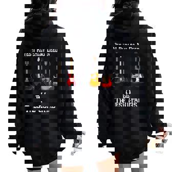 Regalo De Guitarraintage Para Guitarristas Hombres Es Amantes De La Guitarra Women Oversized Hoodie Back Print - Regaloses