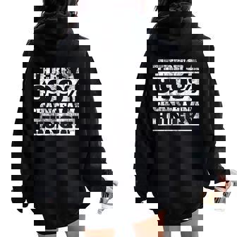 Theres A 99 Chance That Im Hungry Sarcastic Women Oversized Hoodie Back Print - Thegiftio