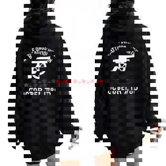 Révolution De La Guerre Révolutionnaire Des Rois De La Montagne Sweat à capuche oversize pour femme avec imprimé dans le dos - Cadeauxyz