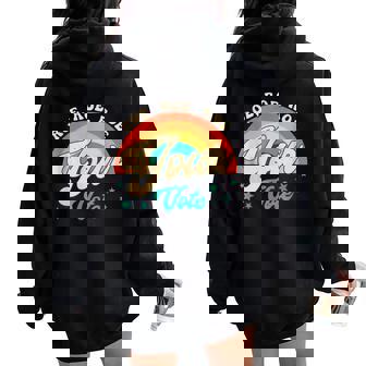 Roe Roe Roe Your Vote Floral Feminist Flowers Women Oversized Hoodie Back Print - Thegiftio UK