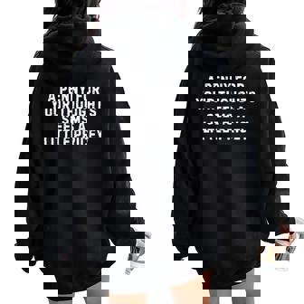 Sarcastic Penny For Your Thoughts Saying Sarcastic Women Oversized Hoodie Back Print - Thegiftio UK