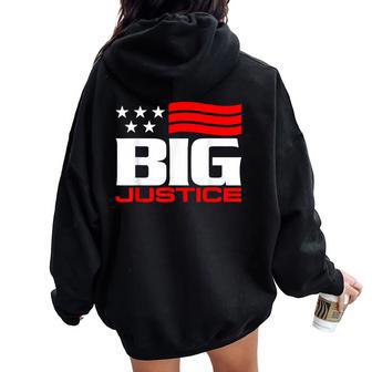 Sarcastic Saying Flag For Apparel Women Oversized Hoodie Back Print - Thegiftio UK