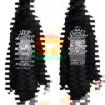 Schnitzel Faced Beers Drinking Team Oktoberfest Women Oversized Hoodie Back Print | Seseable UK