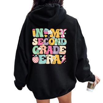 In My Second Grade Era Girl Back To School 2Nd Grade Teacher Women Oversized Hoodie Back Print - Thegiftio UK