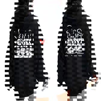 Senior Volleyball Grandma 2025 Class Of 2025 Graduation Women Oversized Hoodie Back Print | Seseable UK