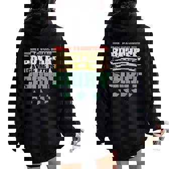 Siblings Family Reunion Family Matching For Brother Sister Women Oversized Hoodie Back Print - Monsterry