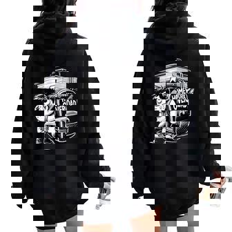Sobrecarga De Tareas Para Niños Divertidos Y Chistes Escolares De Profesores Cuello Women Oversized Hoodie Back Print - Regaloses
