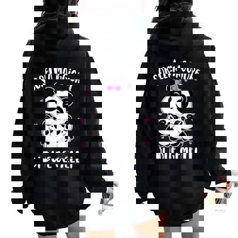 Sorella Maggiore Di Due Gemelli Panda Felpa con cappuccio oversize da donna con stampa posteriore - Novitaregali
