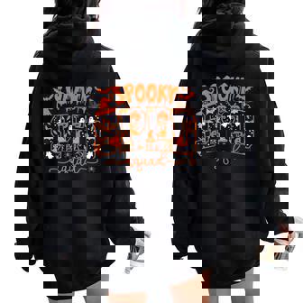 Sped Squad Team Special Education Teacher Halloween Costume Women Oversized Hoodie Back Print - Monsterry