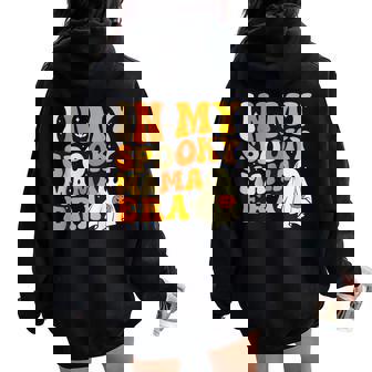 In My Spooky Mama Era Halloween Costume Mom Womens Women Oversized Hoodie Back Print - Thegiftio