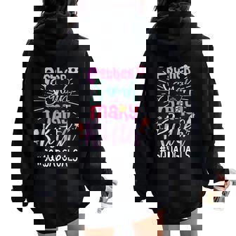 Squad Christian Bible Esther Sarah Mary Ruth God Women Oversized Hoodie Back Print - Monsterry