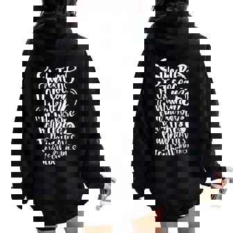 Sweaters Hot Cocoa Falling Leaves Fall Lover Football Game Women Oversized Hoodie Back Print - Monsterry