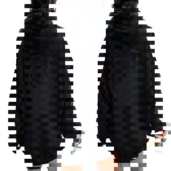 Symbole D'équilibre De La Paix Yin Et Yang Sweat à capuche oversize pour femme avec imprimé dans le dos - Cadeauxyz