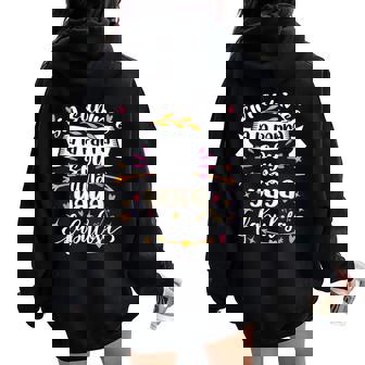 Una Yaya Fabulosa Divertido Regalos Cumpleaños Yaya Women Oversized Hoodie Back Print - Regaloses