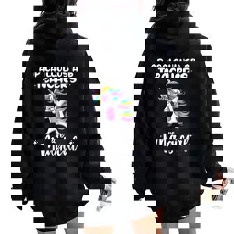 Unicorn Girl Ap Calculus Ab Teacher Love Awesome Women Oversized Hoodie Back Print - Monsterry