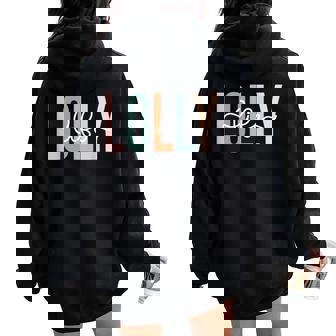 Unique Lolly Grandma Lolly Grandmother Lolly Life Womens Women Oversized Hoodie Back Print | Seseable UK