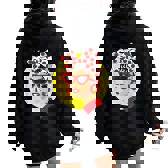 Venezuelan Cool Girl Women Oversized Hoodie Back Print - Regaloses