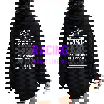 Vêtement De Course Amusant Pour Sweat à capuche oversize pour femme avec imprimé dans le dos - Cadeauxyz