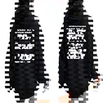 Workout Squad 5 Am Crew Gym Fitness Workout Women Oversized Hoodie Back Print - Monsterry