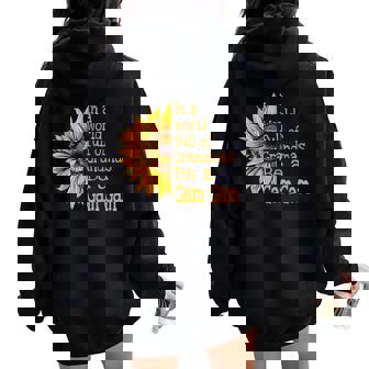 In A World Of Grandmas Be A Gam Gam Special Grandma Women Oversized Hoodie Back Print | Seseable UK