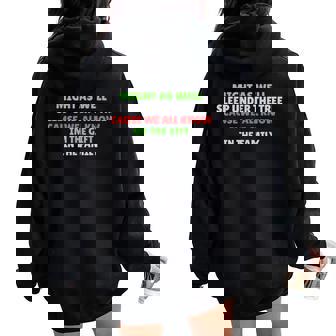 Christmas Humor Favorite Person Christmas Women Oversized Hoodie Back Print - Monsterry