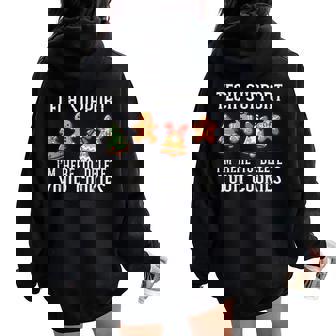 Christmas Tech Support Here To Delete Cookies Xmas Women Women Oversized Hoodie Back Print - Thegiftio UK