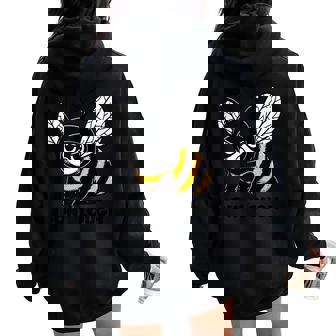 Cat Bee Halloween Costume Boys Girls Tank Top Women Oversized Hoodie Back Print - Monsterry