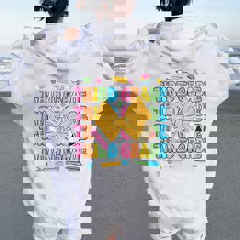 3Rd Grade Teacher Pencil Coquette Bow Back To School Women Oversized Hoodie Back Print | Seseable CA