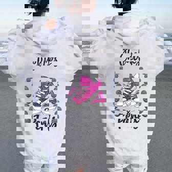 Cute Chucks And Pearls 2024 Black History Proud Mother Women Oversized Hoodie Back Print | Seseable UK