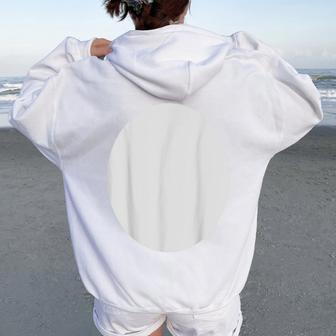 Donkey Body Costume Halloween Women Oversized Hoodie Back Print - Thegiftio UK