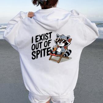Exit Spite For And Women Women Oversized Hoodie Back Print - Thegiftio UK