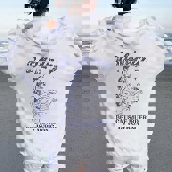 Hornear Porque El Asesinato Está Mal Amante De La Repostería Para Hombres Y Es Women Oversized Hoodie Back Print - Regaloses