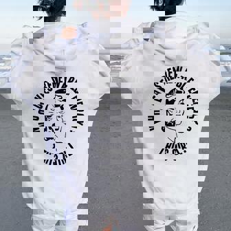 Who Loves Renewable Energy This Girl Regalo Ecológico Divertido Para Women Oversized Hoodie Back Print - Regaloses