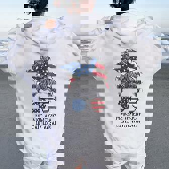 Maha Rosie Make America Healthy Again Women Oversized Hoodie Back Print | Mazezy