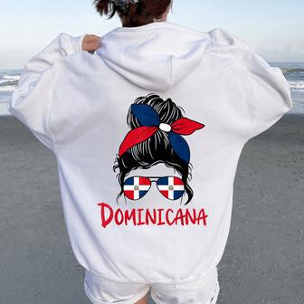 Republica Dominicana Graphic For Girls Kid Toodler Rd Women Oversized Hoodie Back Print - Thegiftio UK