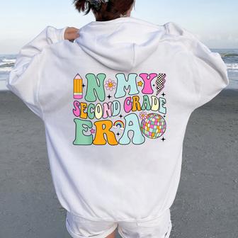 In My Second Grade Era Back To School 2Nd Grade Teacher Women Oversized Hoodie Back Print - Thegiftio UK