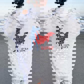 This Is My Super Assistant Principal Costume Halloween Women Oversized Hoodie Back Print - Monsterry