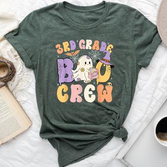 3Rd Grade Boo Crew Third Grade Halloween Costume Teacher Bella Canvas T-shirt - Thegiftio UK