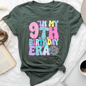 In My 9Th Birthday Era Nine Bday 9 Year Old Birthday Girl Bella Canvas T-shirt - Thegiftio UK