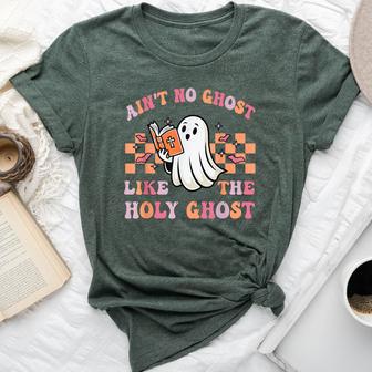 Ain't No Ghost Like The Holy Ghost Christian Halloween Bella Canvas T-shirt - Thegiftio UK