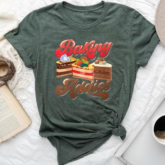 Baking Addict Bakery Cake Baking Bella Canvas T-shirt - Monsterry