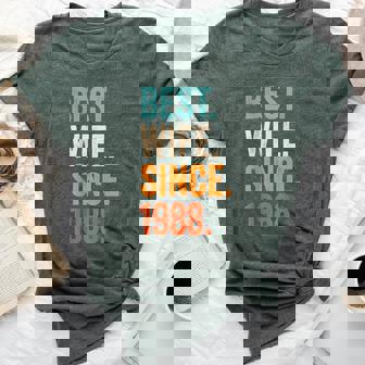 Best Wife Since 1988 36Th Wedding Anniversary 36 Years Bella Canvas T-shirt - Monsterry