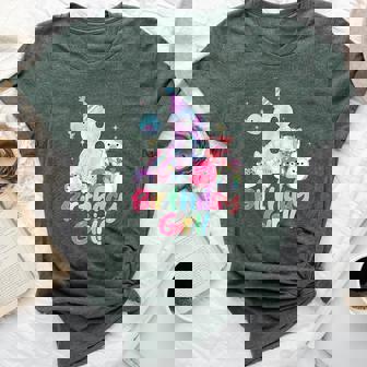 Birthday Girl 8Th Birthday Squish Squad Mallow Girls Bella Canvas T-shirt | Mazezy